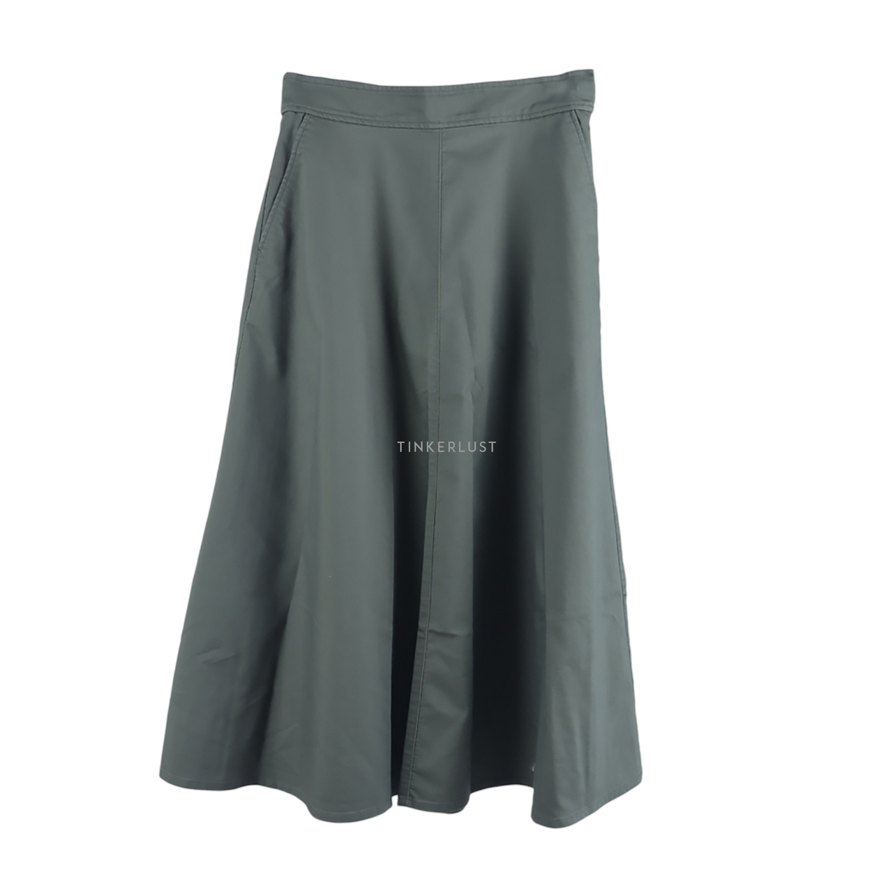 Uniqlo white midi on sale skirt